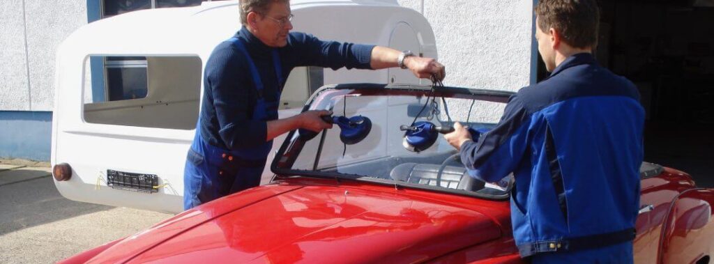 Oldtimer Scheibentausch